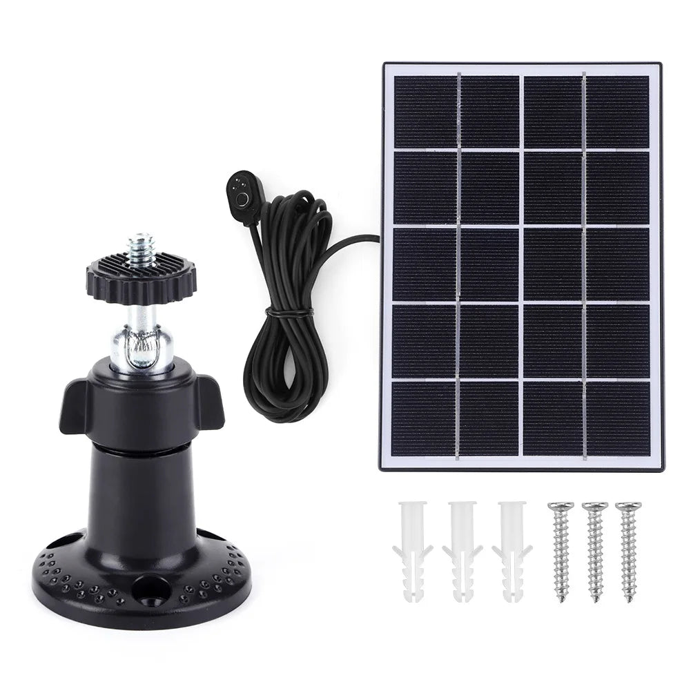 10W 5V Camera Solar Panel Charger Waterproof Security Camera Solar Panel with 3M Cable For Arlo Ultra/Ultra 2/Pro 5S/Pro 4/Pro 3