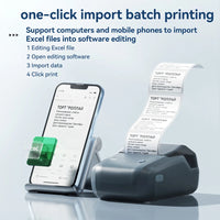 Niimbot B1 Label Maker Bluetooth Portable 2 inch Thermal Label Printer with Large Waterproof Tape for Small Business Office Home