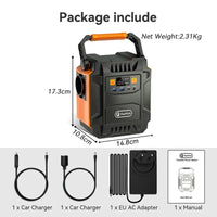 FF Flashfish 200W Portable Power Station 151Wh Solar Generator 230V AC DC Batteries Supply Outdoor Battery for Solar Panel Drone