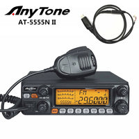 New ANYTONE AT-5555N II 28.000-29.700MHz Radio Receiver 40 Channel Mobile AM/FM/SSB Mobile Receiver 11m Radio station