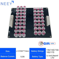 NEEY 5A Active Equalizer Balancer 3S 4S 5S 6S 7S 8S 9S 10S 11S 12S 13S 14S 15S 16S 17S Lifepo4/lipo/lto Battery Energy Capacitor