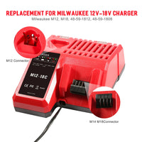 For Milwaukee 18V  M18 lithium 6.0Ah/9.0Ah XC Lithium Battery 48-11-1860 48-11-1850 48-11-1840 48-11-1820 Charger rechargeable P
