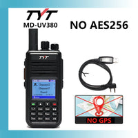 TYT NEW AES256 Encryption MD-UV380/390  Digital Walkie Talkie VHF UHF Dual Band Waterproof Radio GPS Ham Radio DMR Walkie Talkie