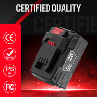 1/2/3/4Pack 20V 5Ah Replacement Battery For Parkside X 20V Team For Parkside PAP 20 B3/A3 PAPS 208 A1 Power Tools
