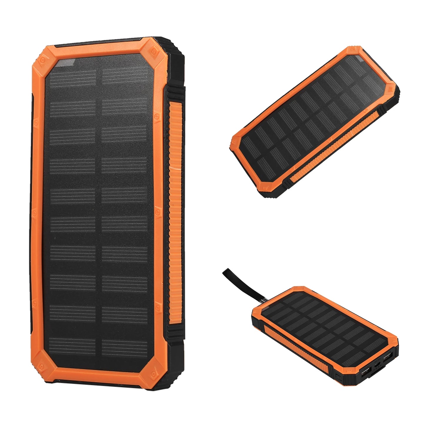 Mobile Power Bank Solar Power Bank Portable 20000mAh Fast Charging Dual USB Polar Mobile Power Bank Case DIY Kit Power Bank Case