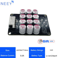 NEEY 5A Active Equalizer Balancer 3S 4S 5S 6S 7S 8S 9S 10S 11S 12S 13S 14S 15S 16S 17S Lifepo4/lipo/lto Battery Energy Capacitor