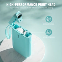 Niimbot D11 Mini Label Maker Wireless Bluetooth Thermal Label Printer Pocket Wireless Sticker Label Machine for Home Of