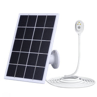 10W 5V Camera Solar Panel Charger Waterproof Security Camera Solar Panel with 3M Cable For Arlo Ultra/Ultra 2/Pro 5S/Pro 4/Pro 3