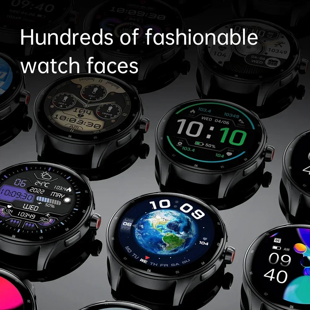 KUMI GW5 Pro Smartwatch 1.43" AMOLED IP68 Waterproof Bluetooth 5.2 Fitness Tracker Heart Rate Blood Oxygen Monitor
