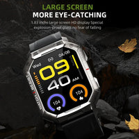 New KUMI U3 Pro Smart Watch 1.83'' Smartwatch Bluetooth Call 100+ Sport Heart Rate for Men Women Support IP68 Waterproof