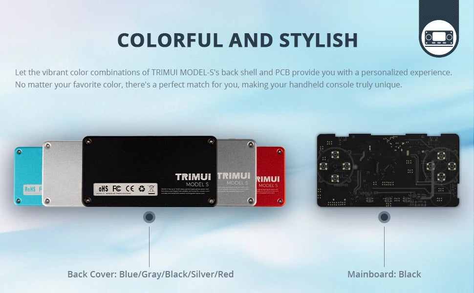 TRIMUI Model S Handheld Game Console 2.0 Inch IPS Screen Mini Portable Player 15000plus Classical Games Retro Game Console