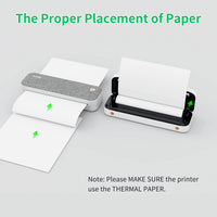PeriPage A40 A4 Printer Wirless Printer USB Android BT Printing PDF File Webpage Contract Picture with 10 Rolls Thermal Paper
