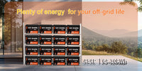 Humsienk 12V 20Ah 100Ah 200Ah 314Ah LiFePO4 Battery Rechargeable Cells 15000 Cycle BMS For RV/ Vans/ Camping/ Home Storage/Solar