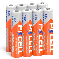 PKCELL-Rechargeable 3A Battery , AAA Battery, 1.6V, Nizn AAA battery, 900mwh, 8Pcs with 2PC Box Case