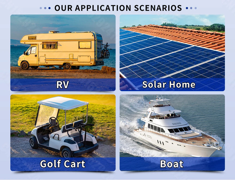 Lifepo4 Battery 320AH 3.2V Brand New 8000 Cycles Rechargeable Batteries DIY 12V 24V 48V RV EV Boat Golf Cart Yacht Van Cell Pack