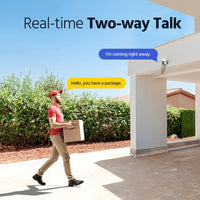 Annke 4MP solar security cameras 4CH NVR Video Surveillance Kit color Night Vision Two-way voice 2k wireless security cameras