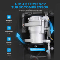 12V 24V Electric Roof Air Conditioning RV Air Conditioning, Parking Air Conditioning Automatic Constant Temperature for Trailers