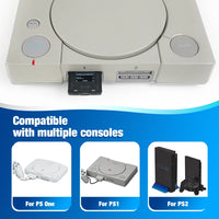 Bitfunx Three Colors PSxMemCard Gen2 Sd2psXtd With MicroSD Card for PlayStation1 PS one Playstation2 Game Consoles