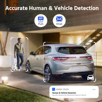 ANNKE 8MP Camera Security Dual Lens Human Detect Two Way Audio 180° Wide View Angle Panoramic Dual Lens Poe IP Camera
