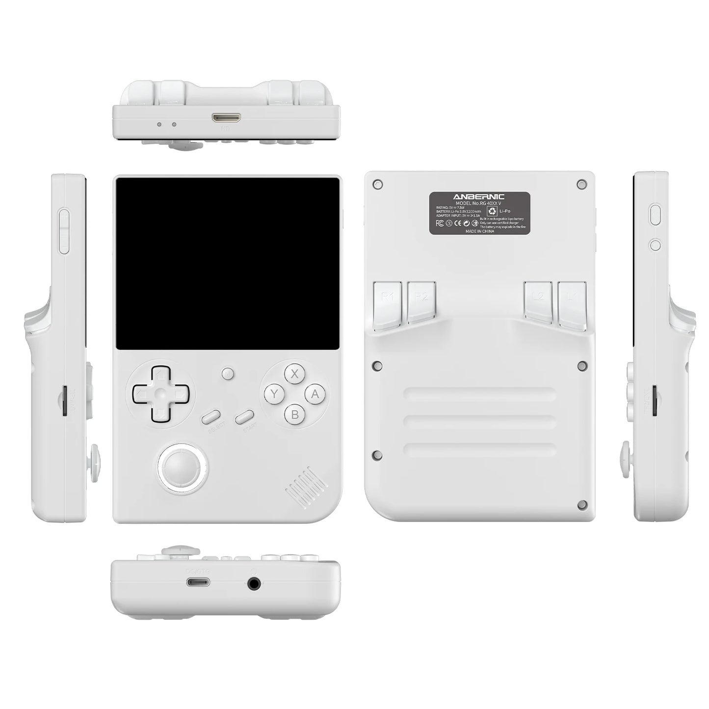 ANBERNIC RG40XXV Retro Handheld Game Console 4'' IPS Screen RGB Joystick Video E-book Player Supports WIFI Streaming HDMI Output