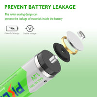 12PC PKCELL AAA 850mAh battery 1.2v Precharge NI-MH Batteries AAA Rechargeable Battery with 3PC nimh AAA Battery box holder