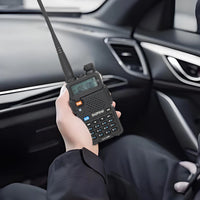 UV-5R Walkie Talkie 5W Dual Band Two Way Radio Commutator VHF/UHF 136-174MHz &400-520MHz Handheld Station Receiver Ham Radio Set