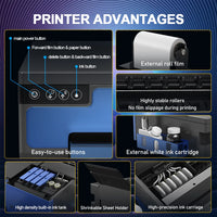 Colorsun DTF Printer Impressora A4/A3 Direct to Film T-Shirt Printing Machine Digital Inkjet DTF Printers For T-Shirt Hoodies