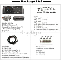 Aspligo Car Electric Air Conditioner 12v 24v Heat and Cool Universal Truck Bus Camper Van Compressor Underdash Air Conditioning