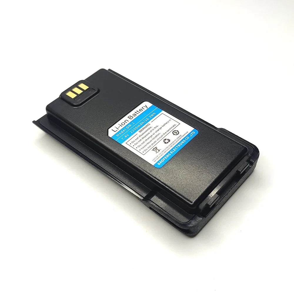 DM-1701 Walkie Talkie Li-ion Battery 2200mAh Rechargable Batterior For Baofeng Two Way Radios Digital DMR 1701 Extra Battery