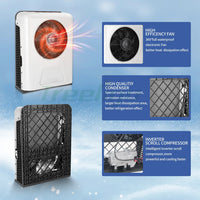 Treeligo 10500BTU Car Electric Parking Cooling Air Conditioner 12V/24V Split Air AC Unit for Truck Caravan Camper Van RV