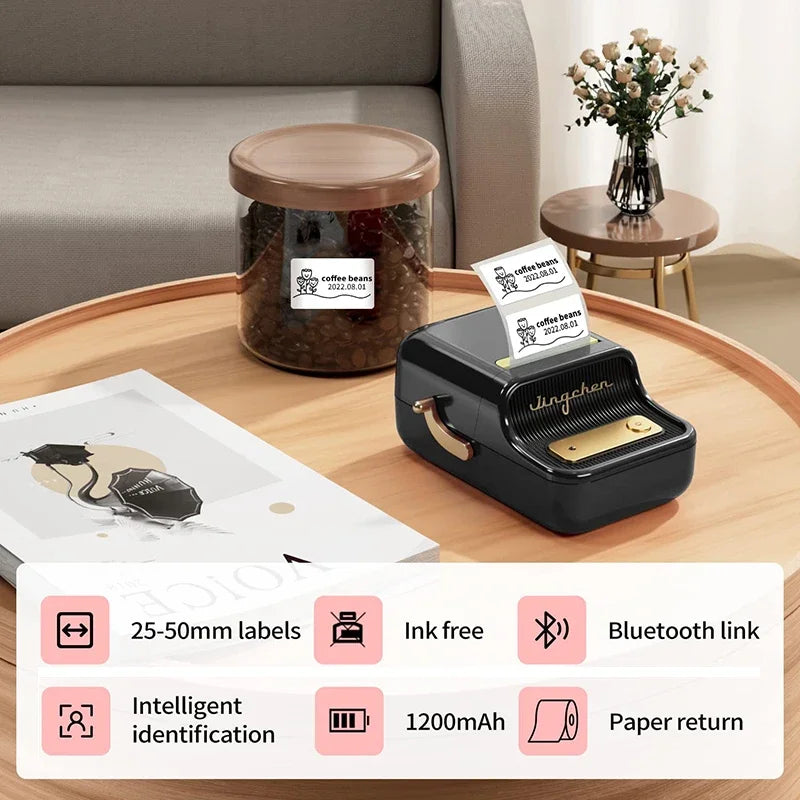 Niimbot B21 Mini Portable Printer Adhesive Label Thermal Printer Wireless Bluetooth For Sticker Labeling Machine Printer
