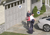 Anpviz 8MP Dual Lens POE Camera Ultra Wide Angel 180° Panoramic Security Camera AI Human Vehicle Detection Audio Warning Alarm