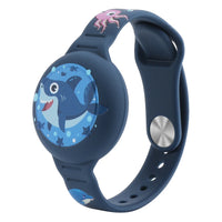 AirTag Bracelet Kid Children Anti-lost Bracelet Waterproof Silicone GPS Tracker Wristband for AirTag Kids Necklace Watch Band