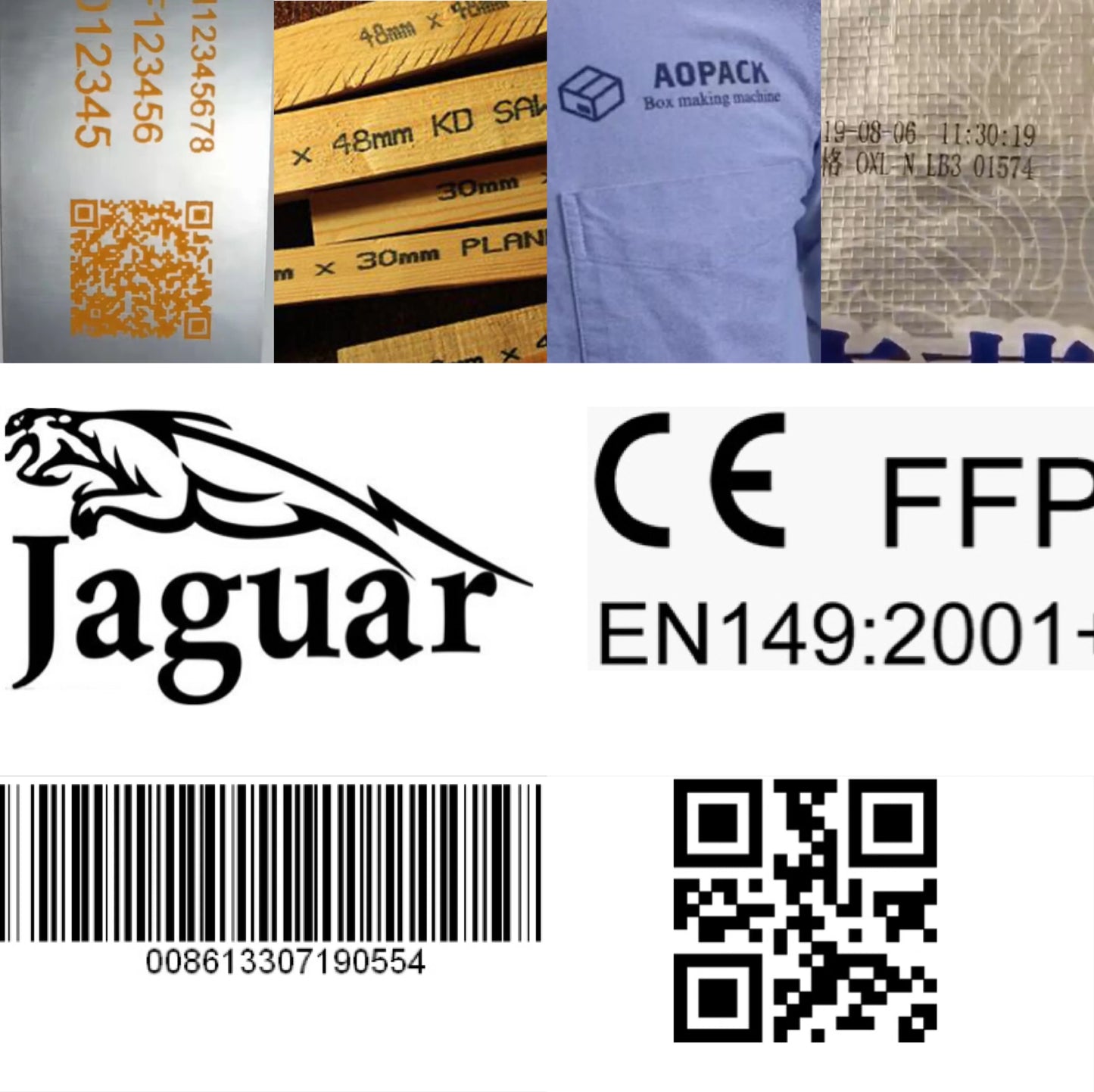 Include cartridge: S1760 12.7mm QR Bar Batch Code Date Logo Expiry Label Portable mini Handheld Jet Thermal Inkjet Printer