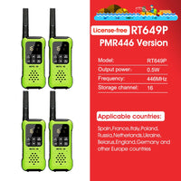 Retevis RT649P Waterproof Walkie Talkies Floating NOAA 1200mAh Rechargeable SOS Flashlight for Emergency Camping Kayaking (2Pcs)