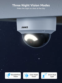 ANNKE C800 4K PoE Security Camera Outdoor IK10 8MP Smart Dual Light Built-in Mic Video Surveillance IP Security Camera