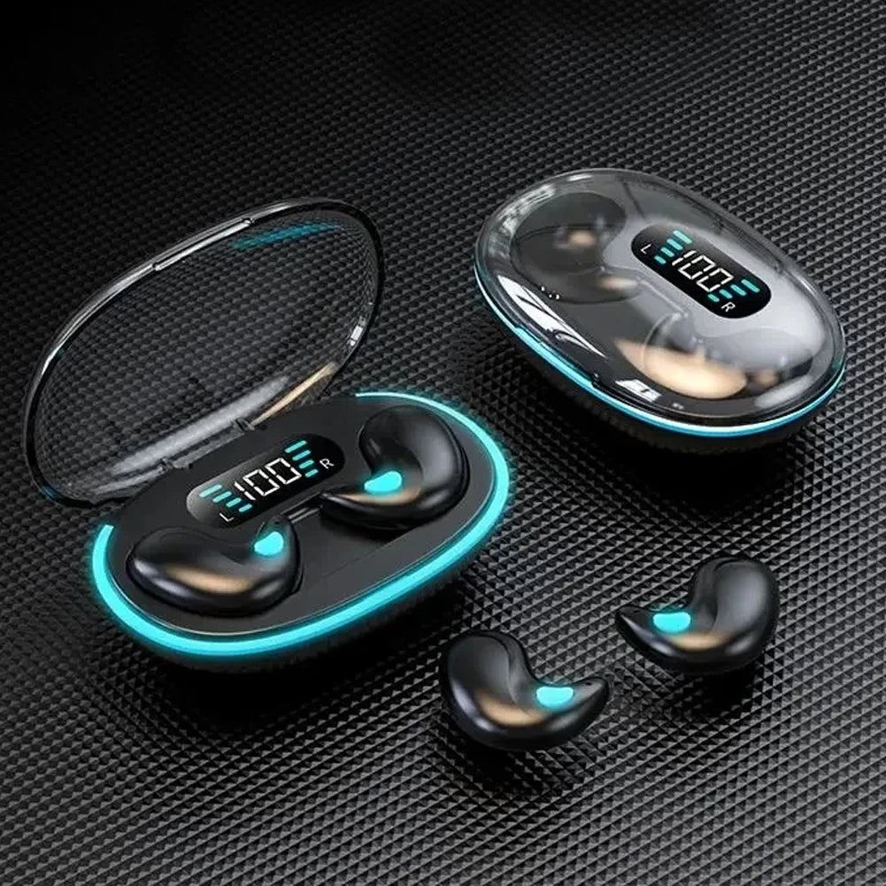 Invisible Bluetooth 5.3 Headphones Wireless Sleep Earphones HiFi Stero Noise Reduction Earbuds Sports Headsets for Xiaomi iPhone