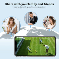 15MP 8K Wifi Camera Outdoor Three Lens Three Screens HD Wifi Security Camera Ai Human Detection PTZ 4K Home Surveillance Camera