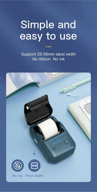 Niimbot B1 Mini Portable Thermal Printer Self-Adhesive Sticker Label Maker Pocket Printer Labeling Machine