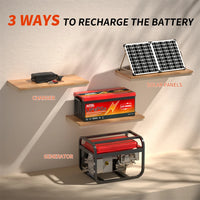 12V 100Ah 140Ah 168Ah 200Ah 300Ah LiFePO4 Battery 12.8V Lithium Iron Phosphate Battery Built-in BMS Deep Cycle for Solar Boat