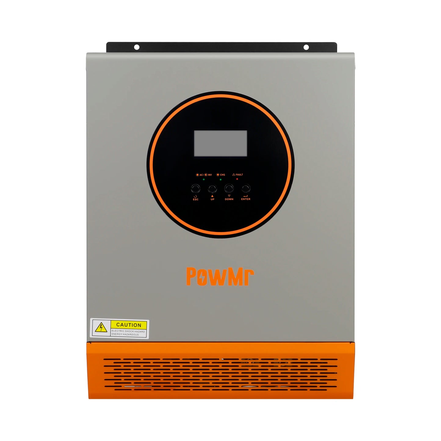 PowMr 2400W Pure Sine Wave Inverter 24VDC to 110V/120VAC 50A PWM Charging Controller Max PV 80VDC Solar Inverter Off-grid System