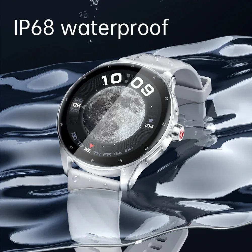 KUMI GW5 Pro Smartwatch 1.43" AMOLED IP68 Waterproof Bluetooth 5.2 Fitness Tracker Heart Rate Blood Oxygen Monitor
