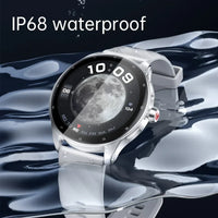 KUMI GW5 Pro Smartwatch 1.43" AMOLED IP68 Waterproof Bluetooth 5.2 Fitness Tracker Heart Rate Blood Oxygen Monitor