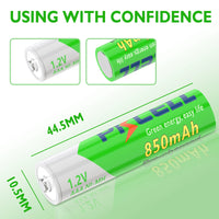 12PC PKCELL AAA 850mAh battery 1.2v Precharge NI-MH Batteries AAA Rechargeable Battery with 3PC nimh AAA Battery box holder