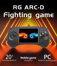 ANBERNIC RG ARC-S/RG ARC-D Retro Handheld Game Console 4.0" Six Button Design Gaming Console Support Wired Handle HD-compatible