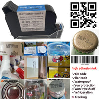 Include cartridge: S1760 12.7mm QR Bar Batch Code Date Logo Expiry Label Portable mini Handheld Jet Thermal Inkjet Printer