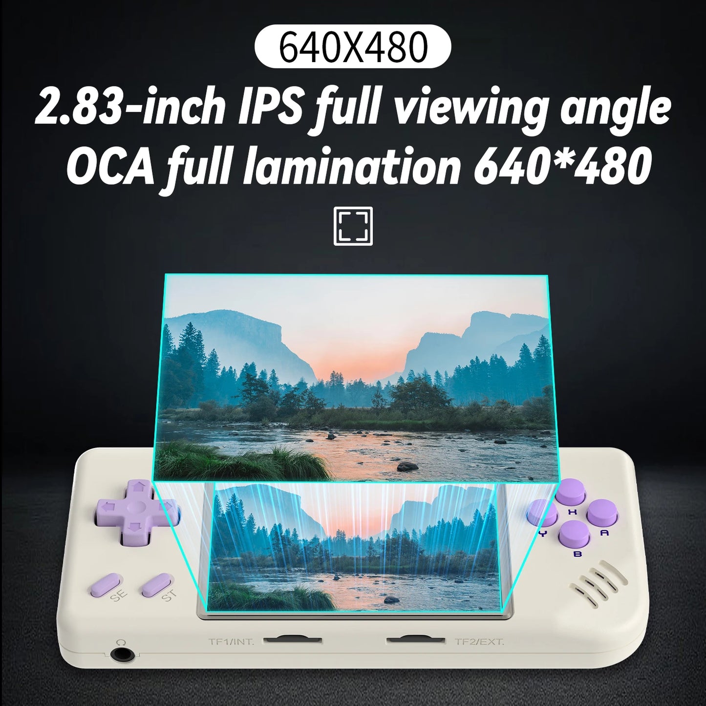 ANBERNIC RG28XX Handheld Game Console 2.83'' IPS Screen HDMI Output Portable Video Player Ebook Reader Game Player Gift Mini A30