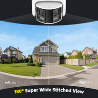ANNKE 8MP 180°Panoramic Security Camera System POE Protection Dual Lens Camera Two Way Audio 8CH NVR Video CCTV Surveillance Kit
