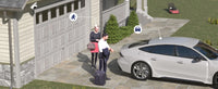 Anpviz 8MP Dual Lens POE Camera Ultra Wide Angel 180° Panoramic Security Camera AI Human Vehicle Detection Audio Warning Alarm