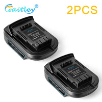 Waitley Battery Adapter for Makita 18V conversion compatible with Dewalt 18V / 20V Power Tool Batteries Accessories DCB200